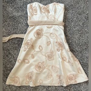 White House Black Market strapless dress